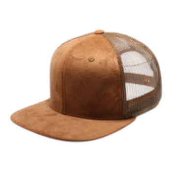 PitBull PB195 Suede Flat Brim Trucker Cap