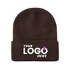 Custom Embroidered Unbranded Long Knit Beanie with Logo