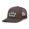 Custom Embroidered Pacific Headwear 104C Trucker Snapback Cap - 3D Embroidery