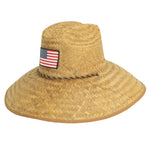Goldcoast Canton US Flag Straw Lifeguard Hat