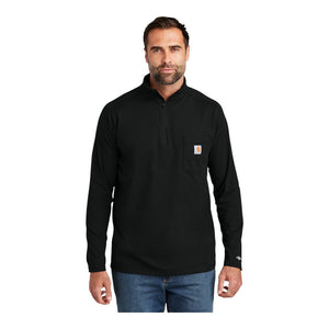 Carhartt CT106660 Force 1/4-Zip Long Sleeve T-Shirt - 