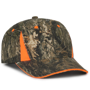 Outdoor Cap CBI305 Camo with Hi-Vis Trim Cap