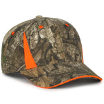 Outdoor Cap CBI305 Camo with Hi-Vis Trim Cap