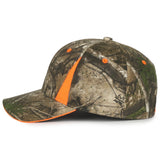 Outdoor Cap CBI305 Camo with Hi-Vis Trim Cap