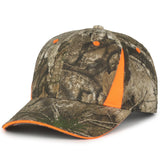 Outdoor Cap CBI305 Camo with Hi-Vis Trim Cap