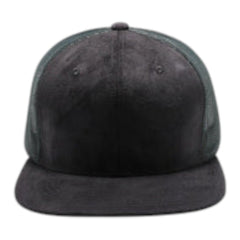 PitBull PB195 Suede Flat Brim Trucker Cap - 