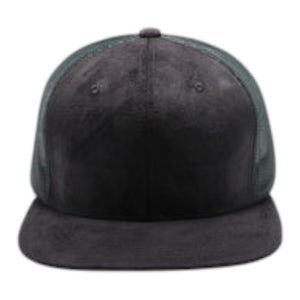 PitBull PB195 Suede Flat Brim Trucker Cap - 
