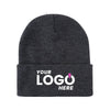 Custom Embroidered Unbranded Long Knit Beanie with Logo