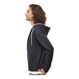 Independent Trading Co AFX90UNZ Unisex Lightweight Full-Zip Hooded Sweatshirt