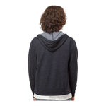 Independent Trading Co AFX90UNZ Unisex Lightweight Full-Zip Hooded Sweatshirt