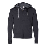 Independent Trading Co AFX90UNZ Unisex Lightweight Full-Zip Hooded Sweatshirt