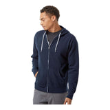 Independent Trading Co AFX90UNZ Unisex Lightweight Full-Zip Hooded Sweatshirt