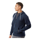 Independent Trading Co AFX90UNZ Unisex Lightweight Full-Zip Hooded Sweatshirt