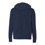 Independent Trading Co AFX90UNZ Unisex Lightweight Full-Zip Hooded Sweatshirt