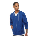 Independent Trading Co AFX90UNZ Unisex Lightweight Full-Zip Hooded Sweatshirt