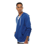 Independent Trading Co AFX90UNZ Unisex Lightweight Full-Zip Hooded Sweatshirt