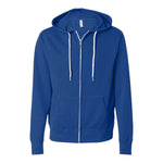 Independent Trading Co AFX90UNZ Unisex Lightweight Full-Zip Hooded Sweatshirt