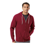Independent Trading Co AFX90UNZ Unisex Lightweight Full-Zip Hooded Sweatshirt