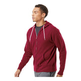 Independent Trading Co AFX90UNZ Unisex Lightweight Full-Zip Hooded Sweatshirt