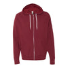 Independent Trading Co AFX90UNZ Unisex Lightweight Full-Zip Hooded Sweatshirt