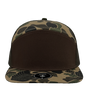 Zapped Headwear Cobra Flat Bill Cap Trucker Mesh Back