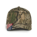 Outdoor Cap CWF305 - Camo Hat with Flag, Camouflage Cap - CWF305