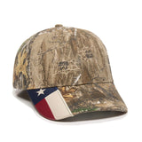 Outdoor Cap CWF305 - Camo Hat with Flag, Camouflage Cap - CWF305