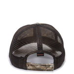 Outdoor Cap CWF310 Mesh-Back Camo Hat with Flag Undervisor