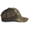 Outdoor Cap CWF310 Mesh-Back Camo Hat with Flag Undervisor