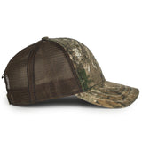 Outdoor Cap CWF310 Mesh-Back Camo Hat with Flag Undervisor