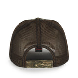 Outdoor Cap CWF310 Mesh-Back Camo Hat with Flag Undervisor