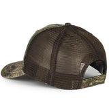 Outdoor Cap CWF310 Mesh-Back Camo Hat with Flag Undervisor