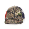 Outdoor Cap CWF400M Camo Cap with American Flag Mesh Back