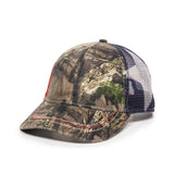 Outdoor Cap CWF400M Camo Cap with American Flag Mesh Back