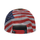 Outdoor Cap CWF400M Camo Cap with American Flag Mesh Back