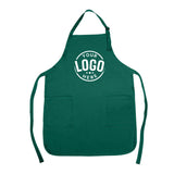 Custom Printed Nissun Poly-Cotton Apron with 2 Pockets APN1302