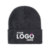 Custom Embroidered Unbranded Long Knit Beanie with Logo