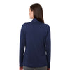 Adidas A709 Women's Textured Stripe Quarter-Zip Pullover