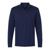Adidas A708 Men's Textured Stripe Quarter-Zip Pullover