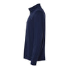 Adidas A708 Men's Textured Stripe Quarter-Zip Pullover