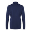 Adidas A709 Women's Textured Stripe Quarter-Zip Pullover
