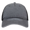 The Game GB522 Pigment Dyed Twill Soft Trucker Cap – Relaxed Fit with Slide Buckle Closure