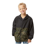 Independent Trading Co EXP24YWZ Youth Lightweight Windbreaker Full-Zip Jacket