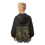 Independent Trading Co EXP24YWZ Youth Lightweight Windbreaker Full-Zip Jacket