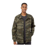 Independent Trading Co EXP99CNB Men's Water-Resistant Windbreaker Coachs Jacket
