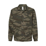 Independent Trading Co EXP99CNB Men's Water-Resistant Windbreaker Coachs Jacket