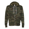 Independent Trading Co AFX90UNZ Unisex Lightweight Full-Zip Hooded Sweatshirt