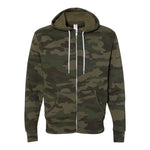Independent Trading Co AFX90UNZ Unisex Lightweight Full-Zip Hooded Sweatshirt