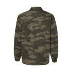 Independent Trading Co EXP99CNB Men's Water-Resistant Windbreaker Coachs Jacket