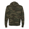 Independent Trading Co AFX90UNZ Unisex Lightweight Full-Zip Hooded Sweatshirt